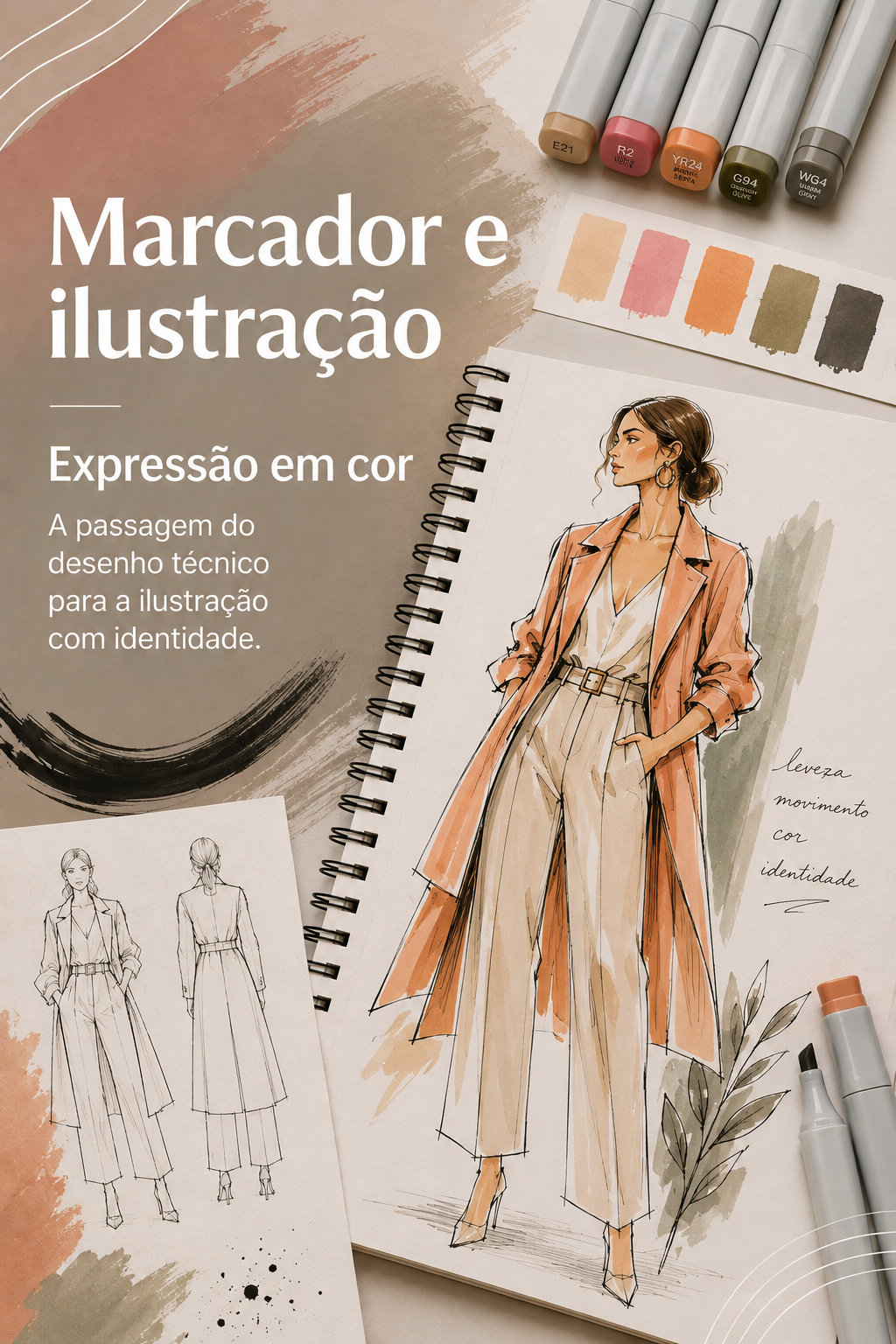 Expressão em cor
